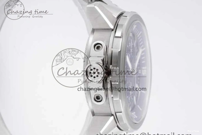 MIROTIME 1218 Aquatimer Chrono SS V6SF 1:1 Best Edition Blue Dial on SS Bracelet A Modern 7032